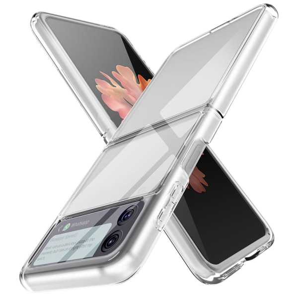 Samsung Galaxy Z Flip 4 - Beskyttende fleksibelt cover Genomskinlig