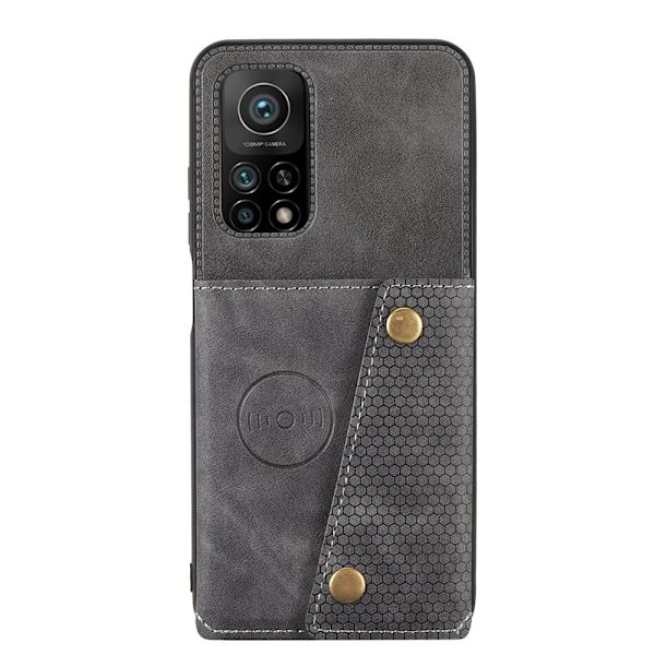 Xiaomi Mi 10T Pro - Stilsäkert Skal med Kortplatser Mörkblå