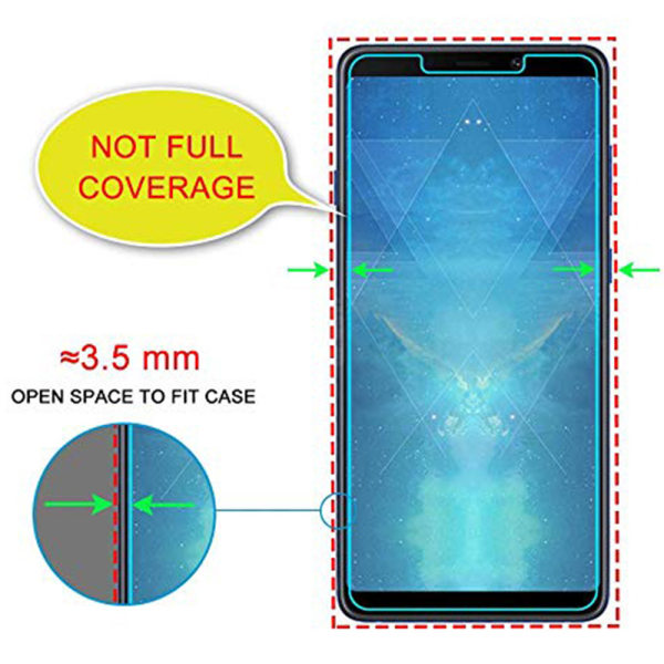 2-PACK Samsung Galaxy A9 (2018) Standard skærmbeskytter HD 0,3 mm Transparent