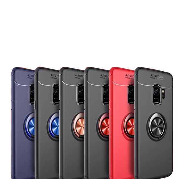 Samsung Galaxy A6 2018 - Skal med Ringhållare Blå/Blå Blå/Blå