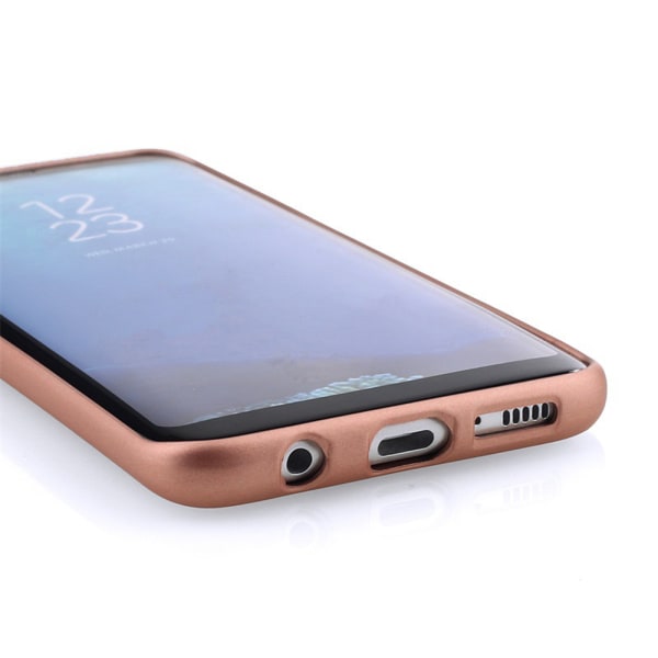 Stilrent Skal i Oil-Cover finish till Samsung Galaxy S8+ Roséguld