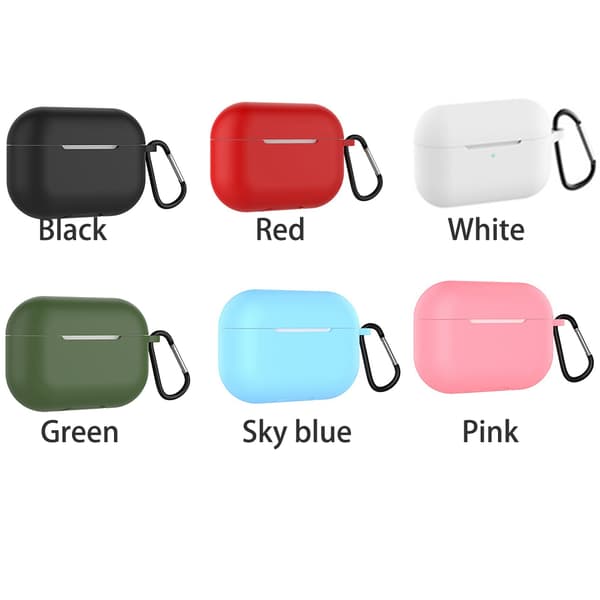 AirPods Pro/3 Stilrent Silikonskal Vit