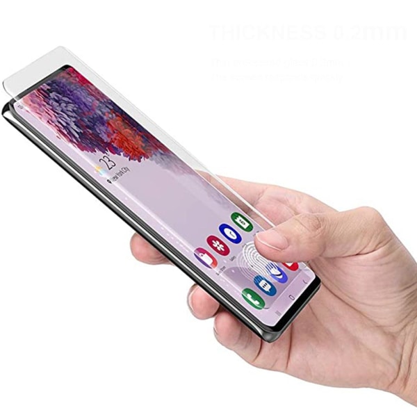 3-PACK Samsung Galaxy Note 20 Ultra Mjukt Skärmskydd PET 0,2mm Svart
