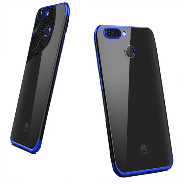 Huawei P Smart 2018 - Stødabsorberende Silikone Cover FLOVEME Blå