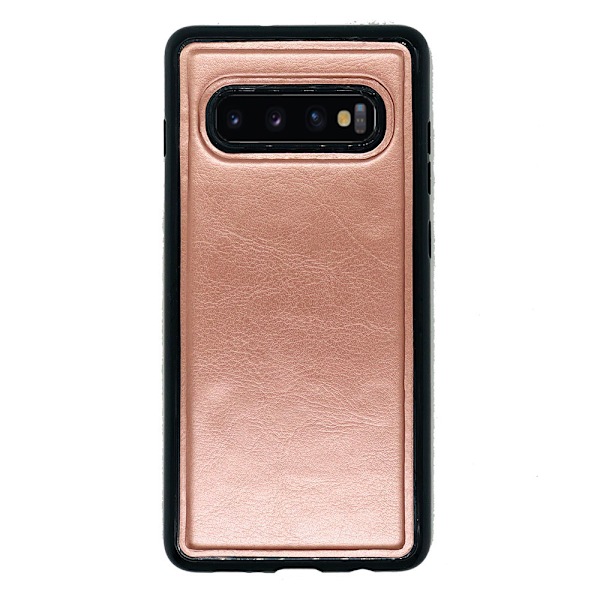 Smidigt Skyddande Plånboksfodral - Samsung Galaxy S10 Plus Brun