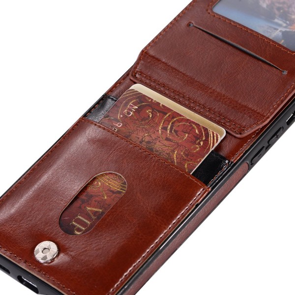 Elegant Wallet-deksel - iPhone XR Röd