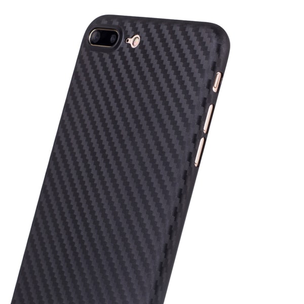 Ohut ja joustava Cover in Carbon -malli iPhone 7:lle Röd