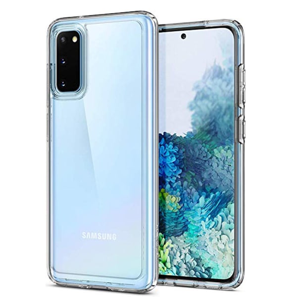 Deksel - Samsung Galaxy S20 Transparent/Genomskinlig