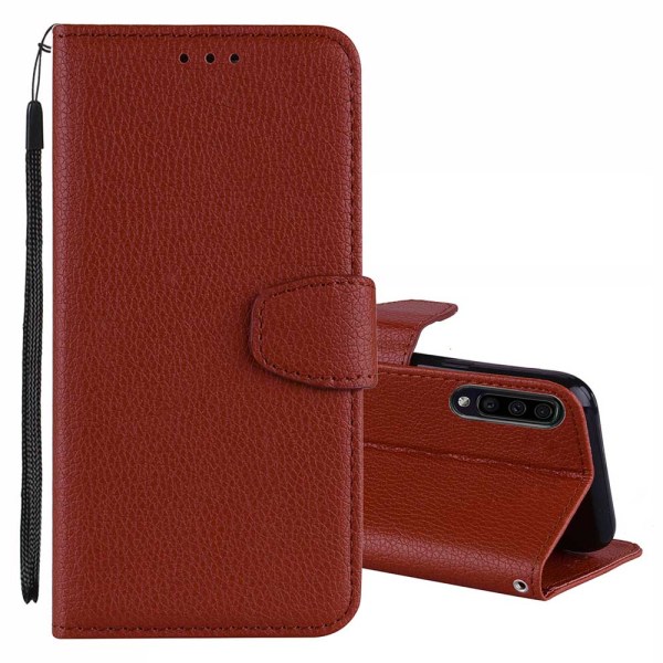 Nkobee Stilfuldt Effektivt Wallet Cover - Samsung Galaxy A70 Röd