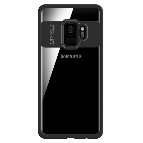 Stilfuldt AUTO FOCUS cover til Samsung Galaxy S9 Mörkblå