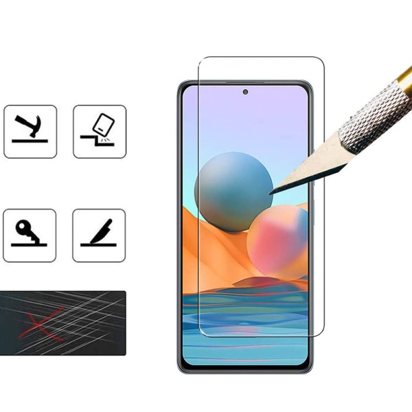 Redmi Note 11 Härdat Glas Skärmskydd HD 0,26 mm (3-pack) Transparent