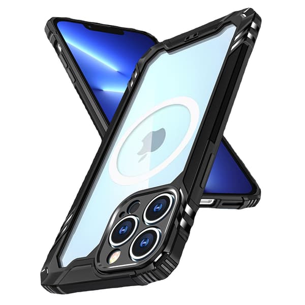 iPhone 14 Pro - Iskunkestävä tyylikäs kuori Silver