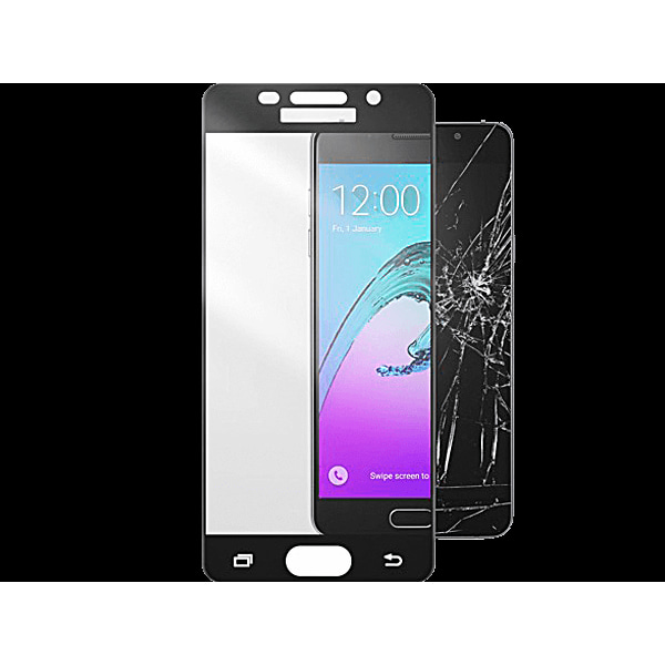 Samsung Galaxy A5 2016 (3-PACK) Sk�rmskydd Full-fit av HuTech Vit