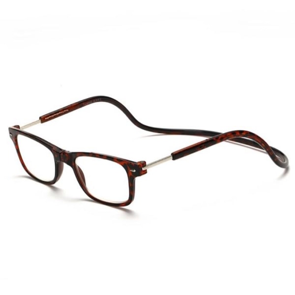 Læsebriller med praktisk magnetfunktion Leopardmönstrat 3.5