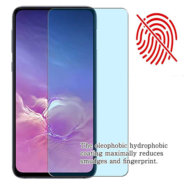 A71 Anti Blue-Ray Anti-Fingerprints 2-PACK Skärmskydd 9H 0,3mm Transparent/Genomskinlig