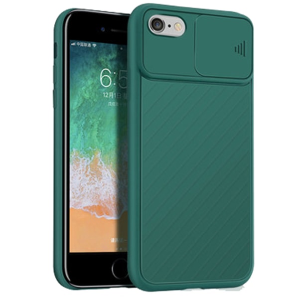iPhone 6/6S - Støtdempende deksel med kamerabeskyttelse Grön