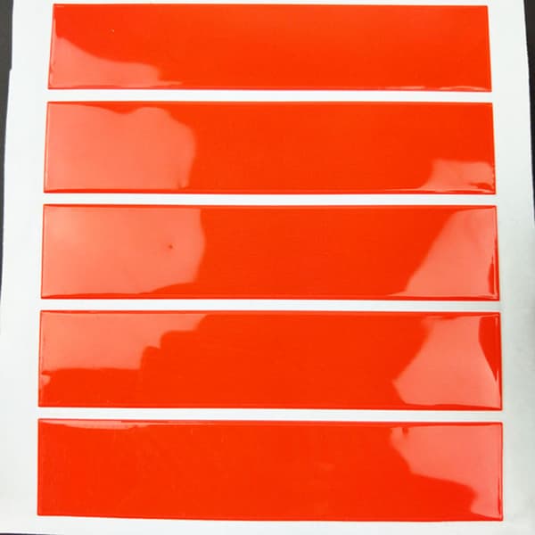 3-PACK Praktiskt Effektfullt Reflex Remsor Fluorescerande Gul