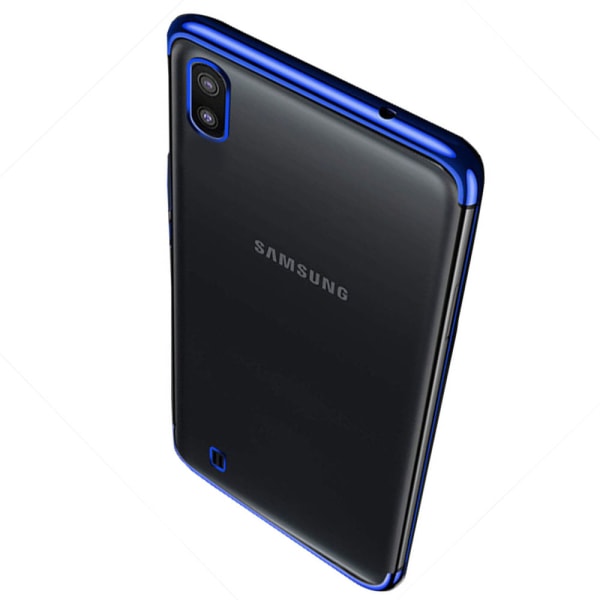Samsung Galaxy A10 - Vankka sileä silikonikuori (Floveme) Svart