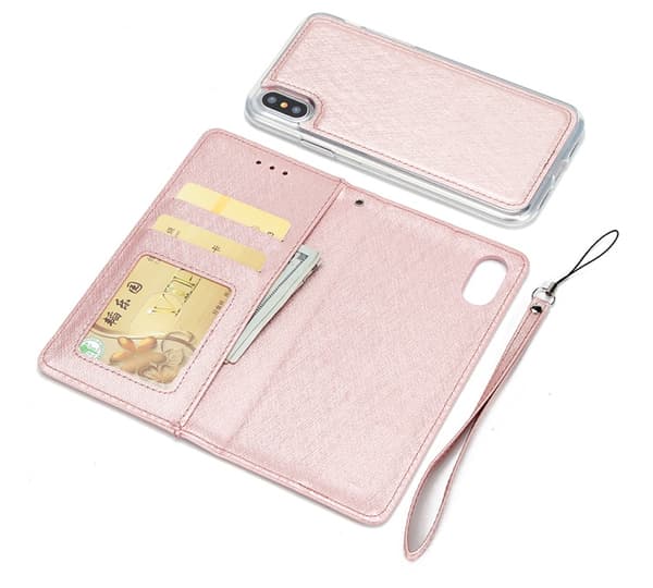 Plånboksfodral DOVE till iPhone X/XS Grön