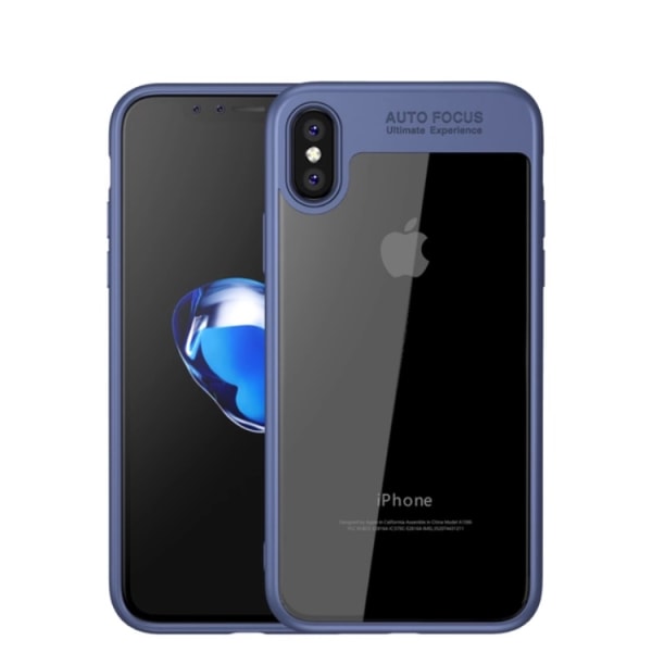 Beskyttelsesdeksel AUTO FOCUS for iPhone X/XS (NY) Blå