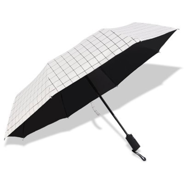 Stilig anti-UV holdbar paraply Vit