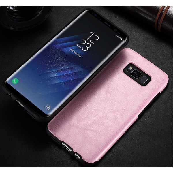 Samsung Galaxy S8+ - NKOBEE Stilrent L�derskal (ORIGINAL) Röd