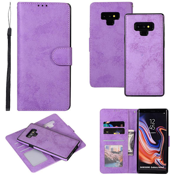 Samsung Galaxy Note 9 - Fodral Dubbelfunktion (LEMAN) Rosa