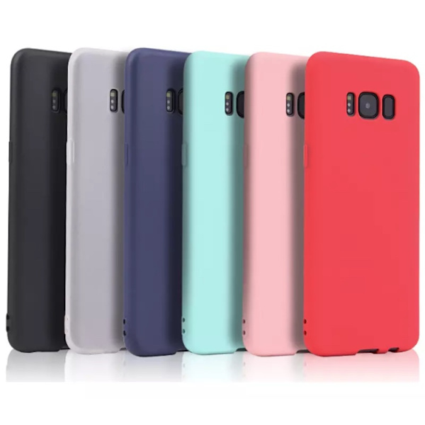 Samsung Galaxy S8 Silikon Skal Vit Vit