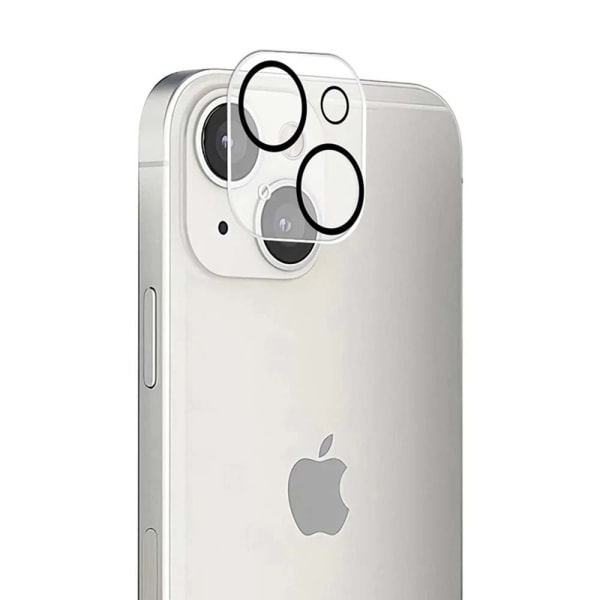 2-PACK iPhone 13 2.5D HD -kameran linssin suojus Transparent/Genomskinlig