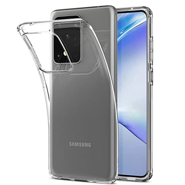 Samsung Galaxy S20 Ultra - Stilsäkert Tunt Silikonskal Transparent/Genomskinlig