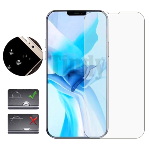 3-PACK 3-in-1 iPhone 13 Pro edessä ja takana + kameran linssin suojus Transparent/Genomskinlig