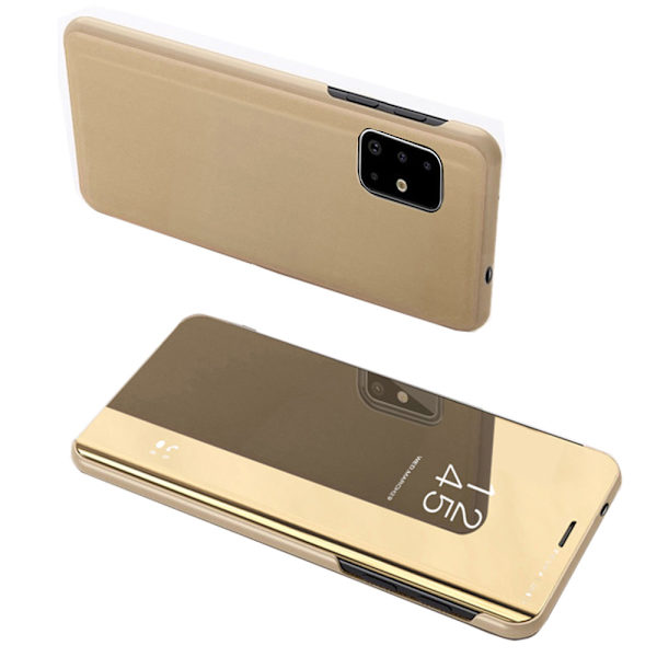 Samsung Galaxy A71 - Effektfullt Smidigt Fodral LEMAN Guld