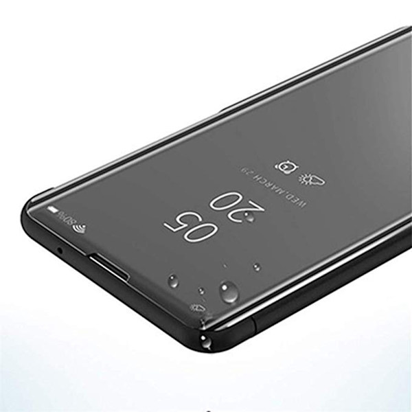 Elegant Fodral (Leman) med Clear-View - Huawei P30 Himmelsblå