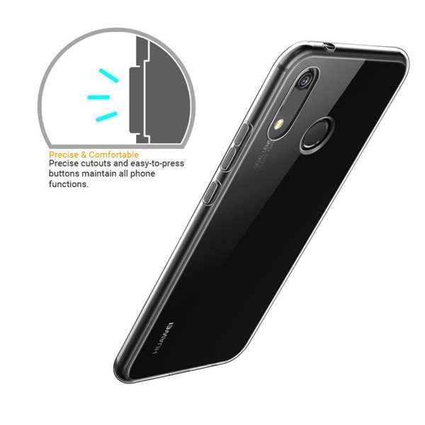 Beskyttende Silikone Cover - Huawei Y6s Transparent/Genomskinlig