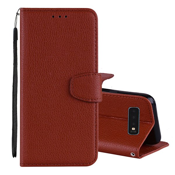 Plånboksfodral - Samsung Galaxy S10 Rosaröd