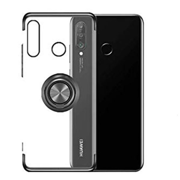 Elegant Skal med Ringhållare - Huawei P40 Lite E Blå