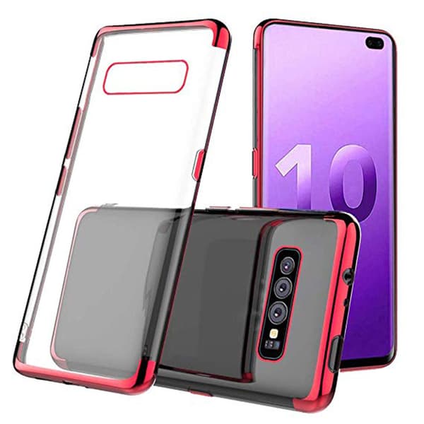 Samsung Galaxy S10+ - Stilsäkert Silikonskal (FLOVEME) Silver