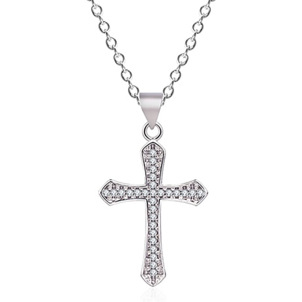 Stilsäkert Elegant Kors Halsband Guld