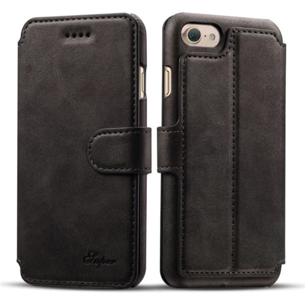Elegant Plånboksfodral (Class-S) för iPhone 6/6S Plus Ljusbrun Ljusbrun