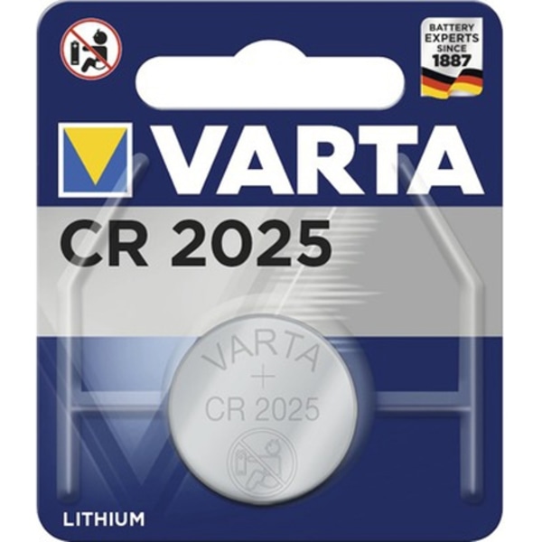 Varta Knappcell CR2025 Lithium 3V (2p, 2st)