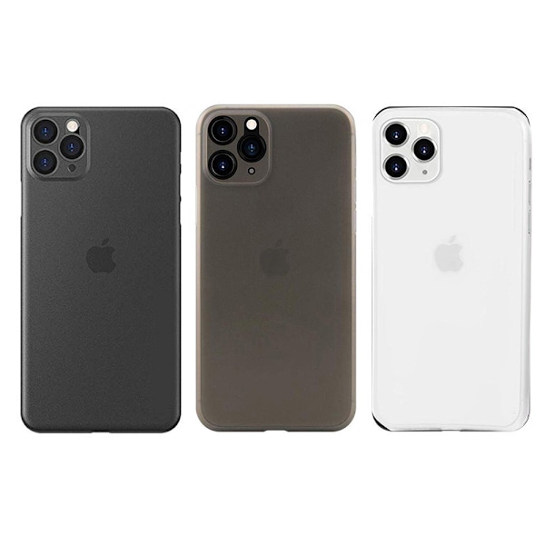 iPhone 11 Pro Max - Genomtänkt Skyddande Skal FLOVEME Svart Svart