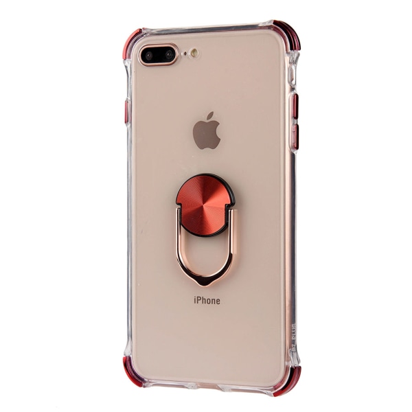 Stötdämpande Skal med Ringhållare - iPhone 7 Plus Blå