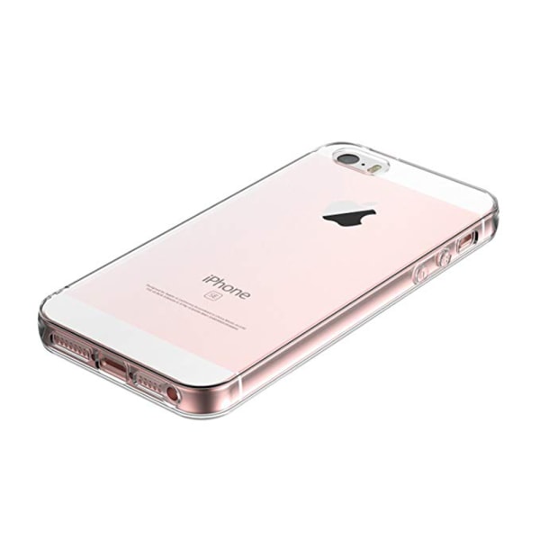 iPhone 5/5S/5SE - Beskyttende silikonecover (FLOVEME) Transparent/Genomskinlig