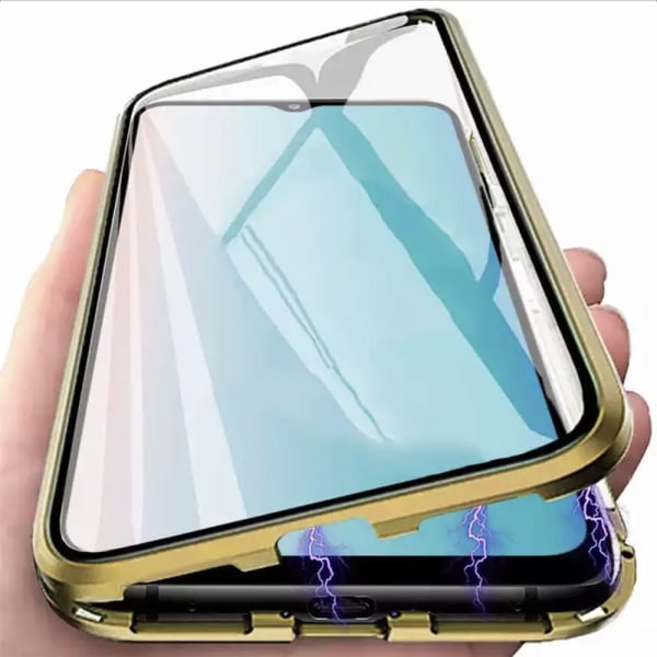 Samsung Galaxy A14 5G - Magnetisk dobbeltsidet cover Gold