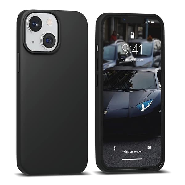 iPhone 14 Plus - Stilsikkert Tunt LEMAN Etui Grön