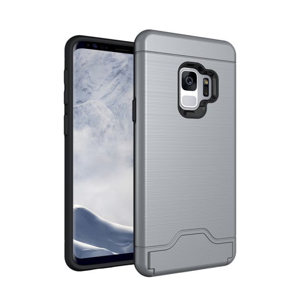 Samsung Galaxy S9+ - Cover med smart card rum Marinblå