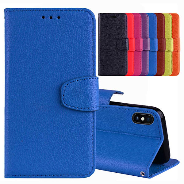 iPhone XS Max - Stilrent Plånboksfodral från NKOBEE Röd Röd