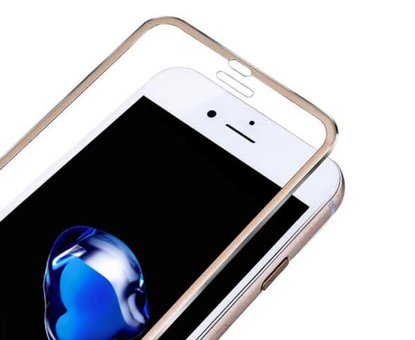 Original-Skydd från Pilking (2-PACK) Aluminiumram iPhone 7 Plus Svart