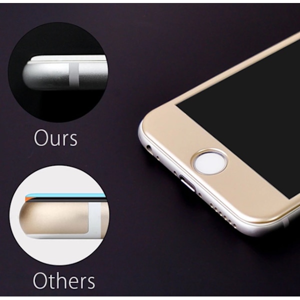 iPhone 6/6S Plus Carbon-Skärmskydd från ProGuard 3D/HD Guld