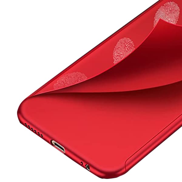 iPhone 7 Plus - Beskyttende stilfuld dobbeltskal (FLOVEME) Silver
